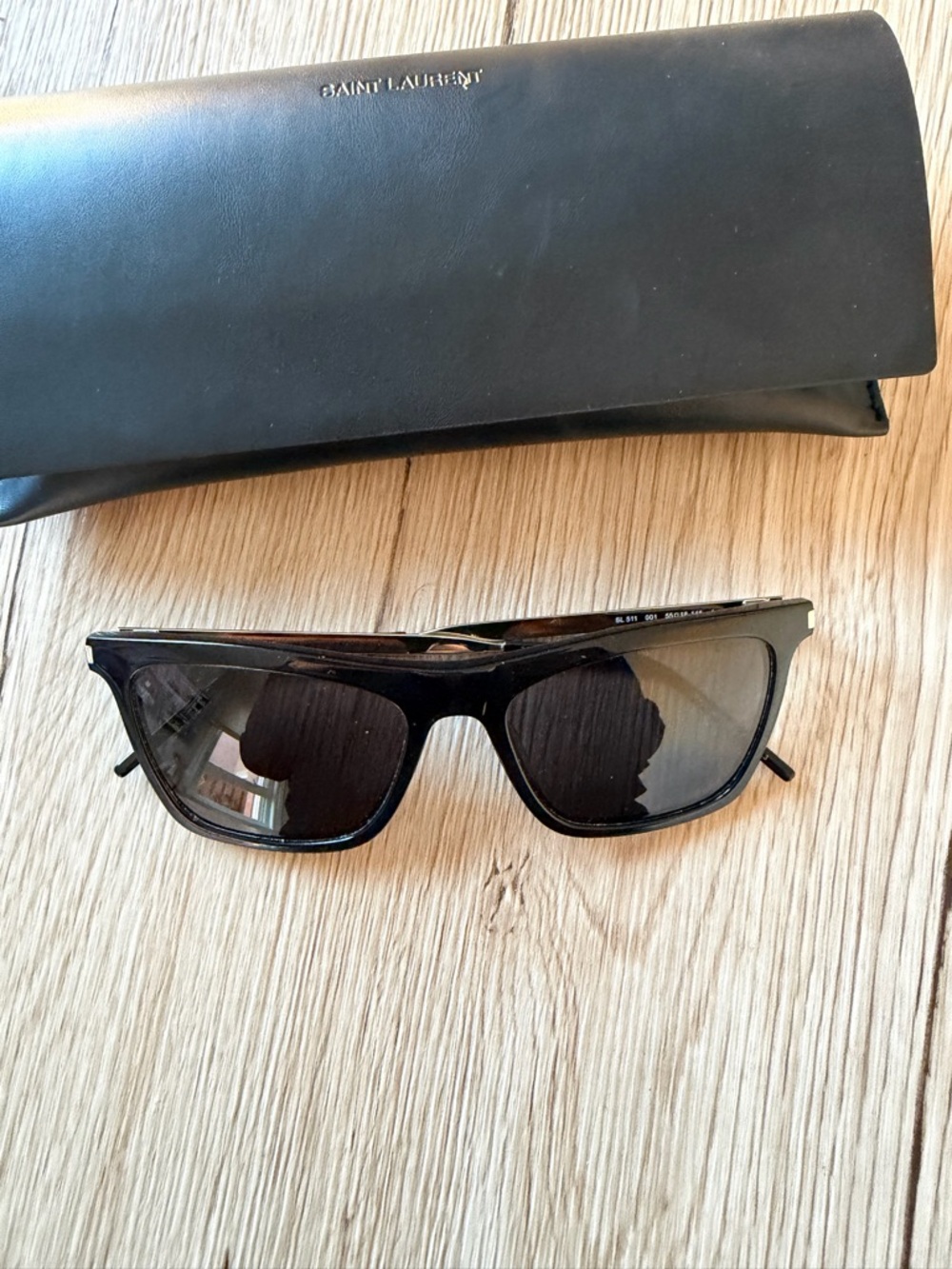 Authentic Saint Laurent (YSL) SL 511 Sunglasses - Black